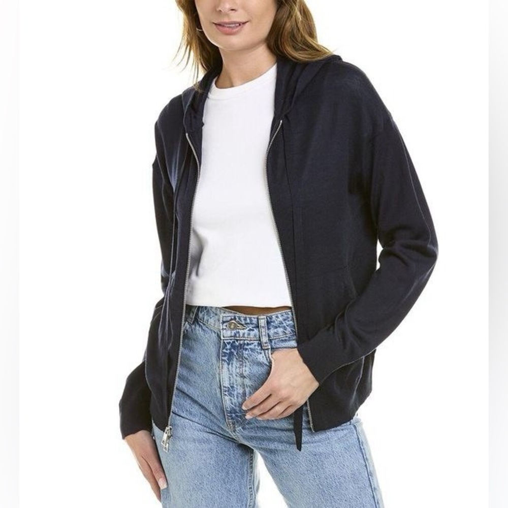 NWT $398 Zadig & VoltaireSixtine Embellished Hooded Jacket